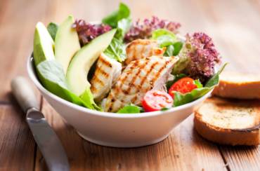 Chicken Salad with Tomatoes and Avocado