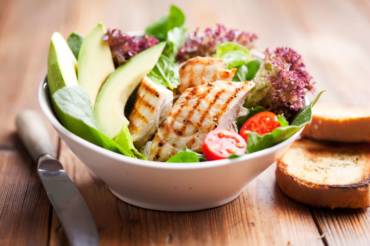 Chicken Salad with Tomatoes and Avocado